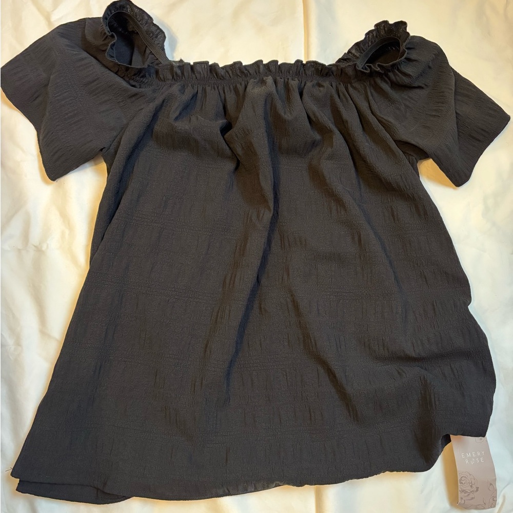 Emery Rose Black Shirt